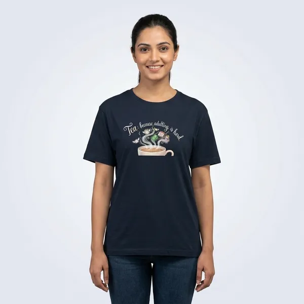 Adulting_Is_Hard_Classic_T_Shirt_Navy_Blue