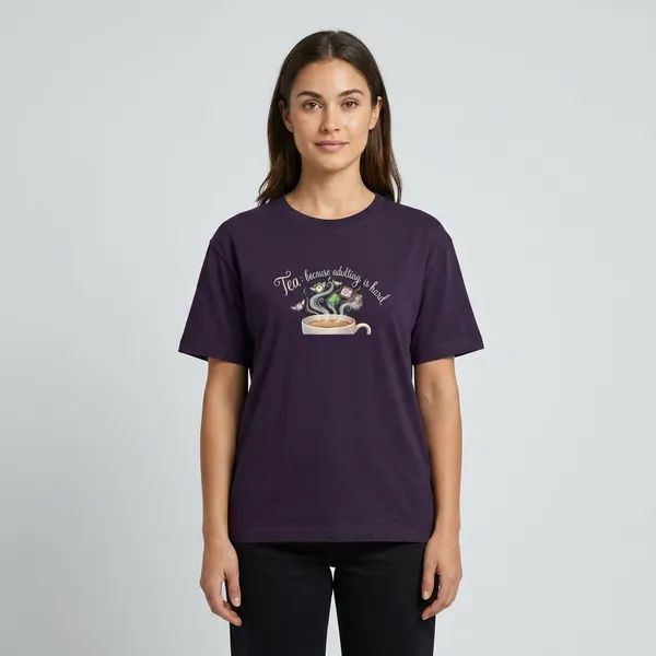 Adulting_Is_Hard_Classic_T_Shirt_Purple