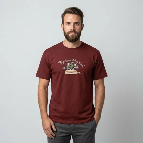 Adulting_Is_Hard_Classic_T_Shirt_Brick_Red
