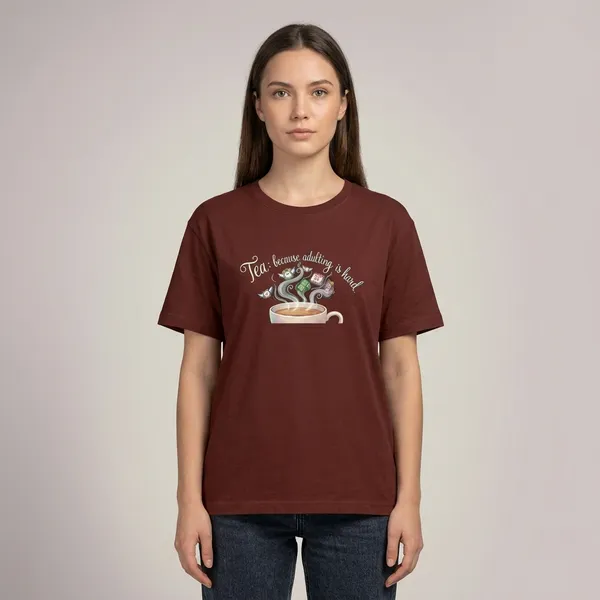 Adulting_Is_Hard_Classic_T_Shirt_Brick_Red