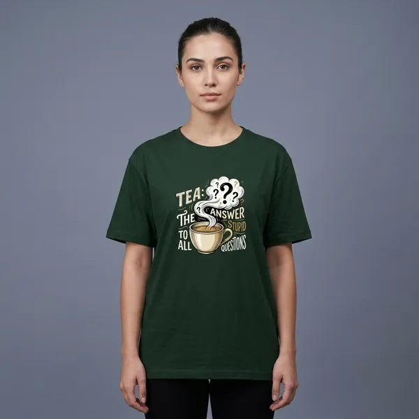 Stupid_Questions_Classic_T_Shirt_Bottle_Green