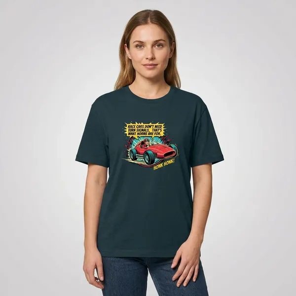 Turn_Signals_Classic_Crew_T_Shirt_Petrol_Blue