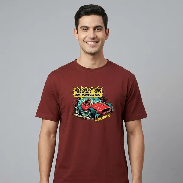 Turn_Signals_Classic_Crew_T_Shirt_Brick_Red
