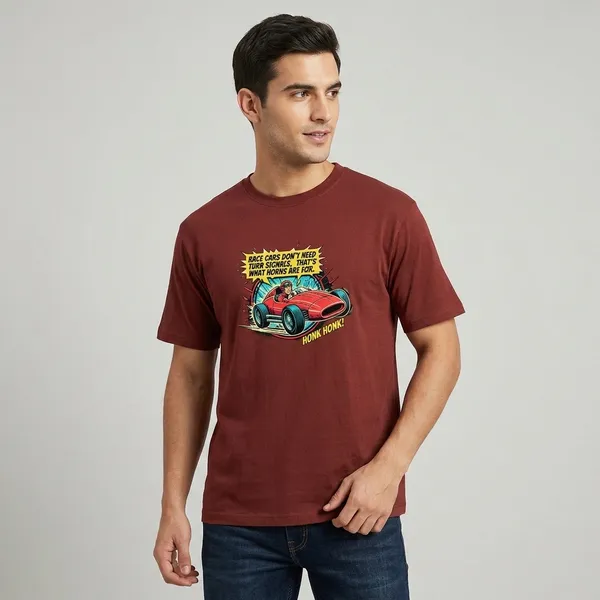 Turn_Signals_Classic_Crew_T_Shirt_Brick_Red