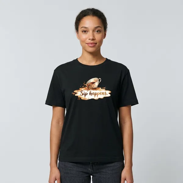 Sip_Haappens_Classic_Crew_T_Shirt_Black