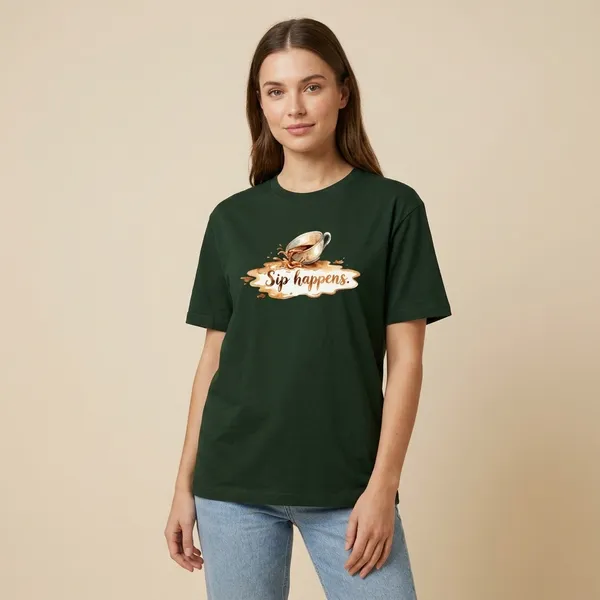 Sip_Haappens_Classic_Crew_T_Shirt_Bottle_Green