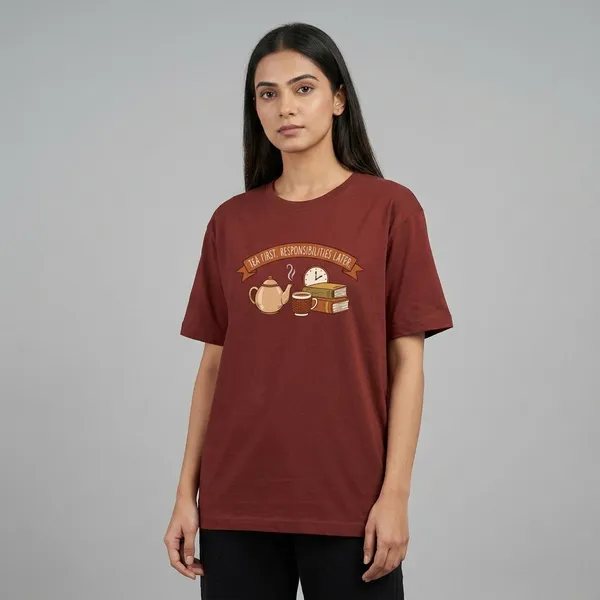 Tea_First_Classic_Crew_T_Shirt_Brick_Red