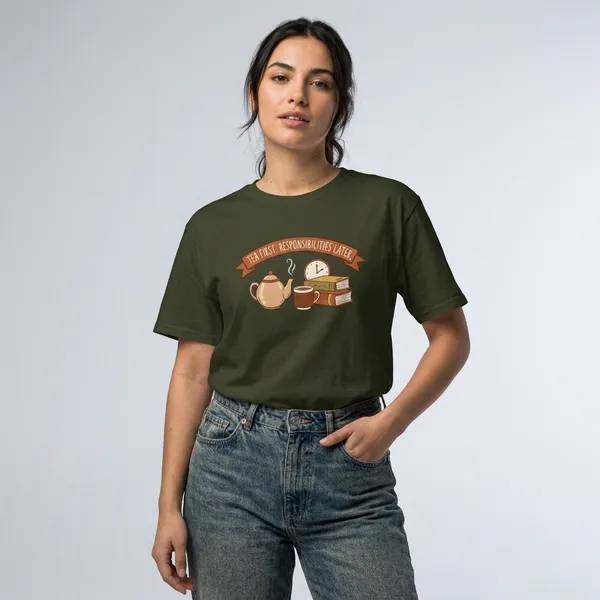 Tea_First_Classic_Crew_T_Shirt_Olive_Green