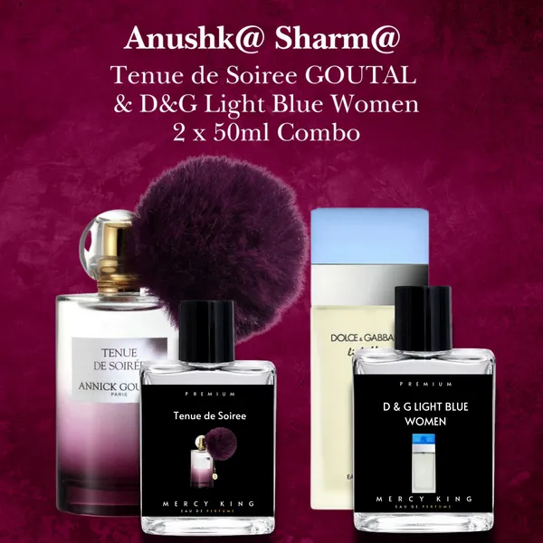 Anushk@_Sharm@_-_Inspired_By_Annick_Goutal_Tenue_de_Soir�e_&_Dolce_&_Gabbana_Light_Blue_(Women)_-_Mercy_King_Combo_(2_x_Bottle)