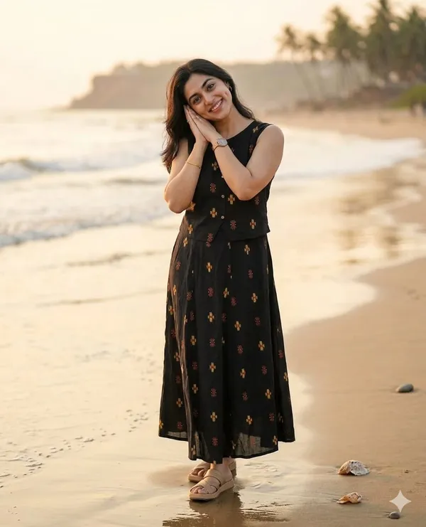 Women's_Printed_Cotton_Top_with_Floral_Long_Skirt