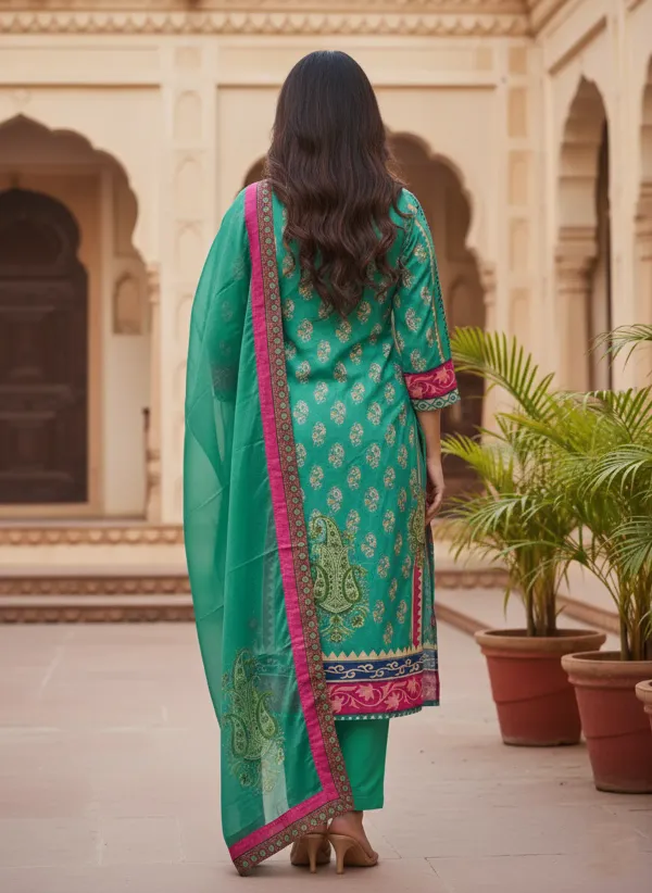 Women_Beautiful_Russian_Silk_Blue_Printed_Kurta_with_Pant_and_Dupatta