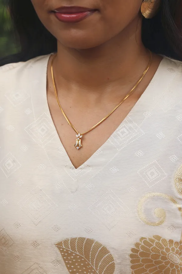 Ambili_Pure_Cosmos_Silk_Kurta_With_Placement_Print