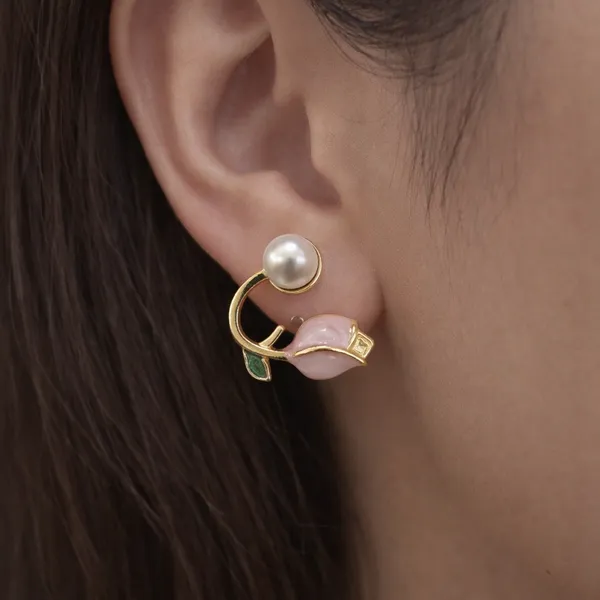 MIMI_-_LOTUS_CUTE_PINK_EARRINGS_-_2