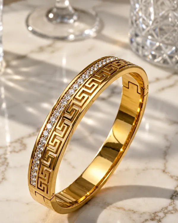 MEGA_Gold_Plated_Greek_Pattern_Crystal_Studded_Cuff_Bracelet_for_Women_|_Premium_Openable_Kada_Bangle