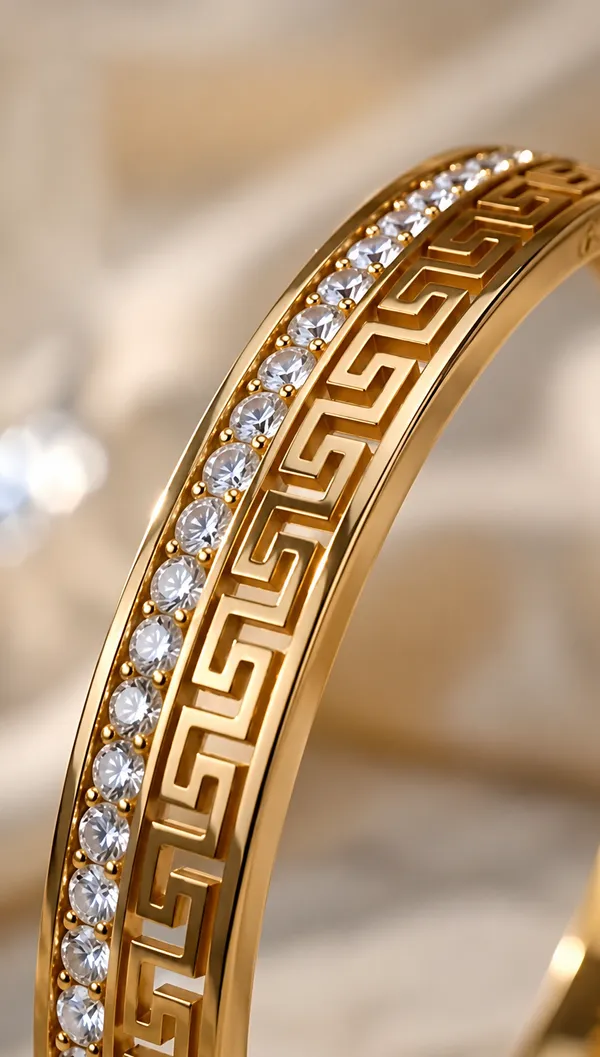 MEGA_Gold_Plated_Greek_Pattern_Crystal_Studded_Cuff_Bracelet_for_Women_|_Premium_Openable_Kada_Bangle