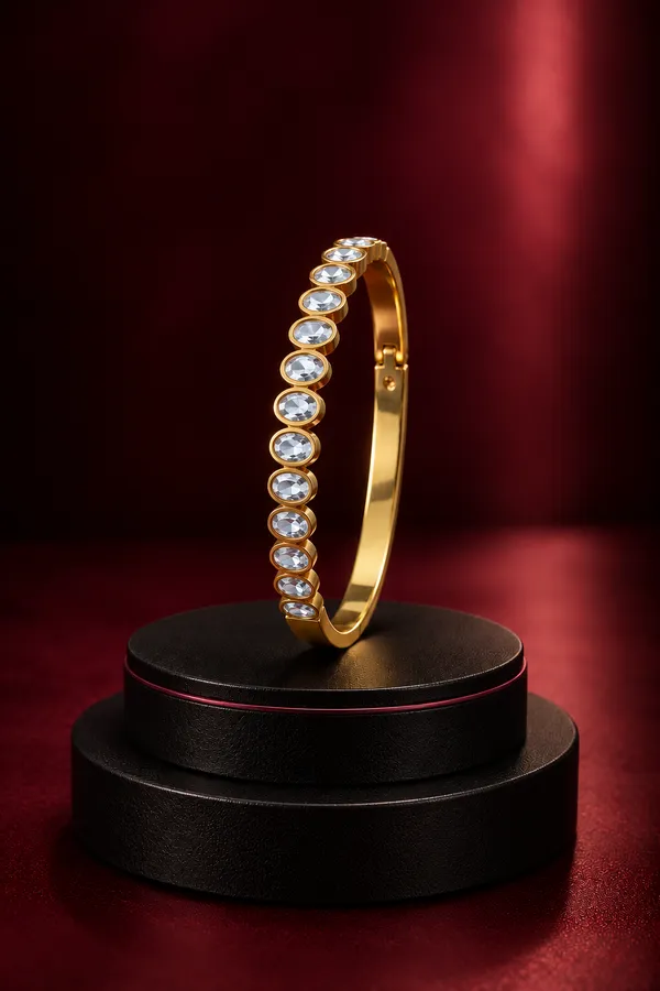 MEHA_-_Big_White_stones_Cuff_Kada_Bangle