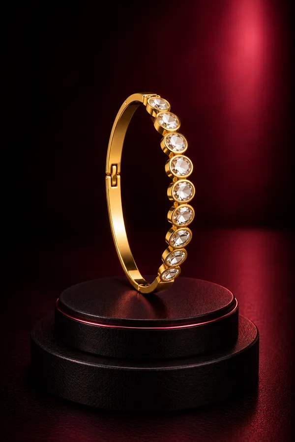 MEHA_-_Big_White_stones_Cuff_Kada_Bangle