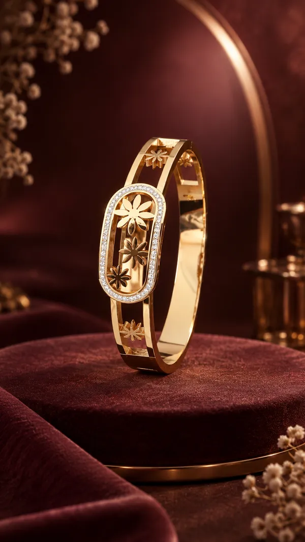 Gold-Plated_Floral_Cutout_Bangle_(Kada)_Bracelet.