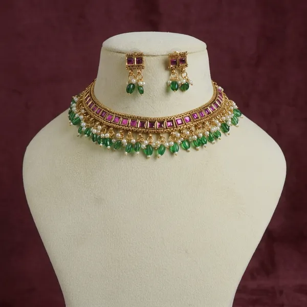 Premium_-_Kundan_Pink_and_Green_Neck_set