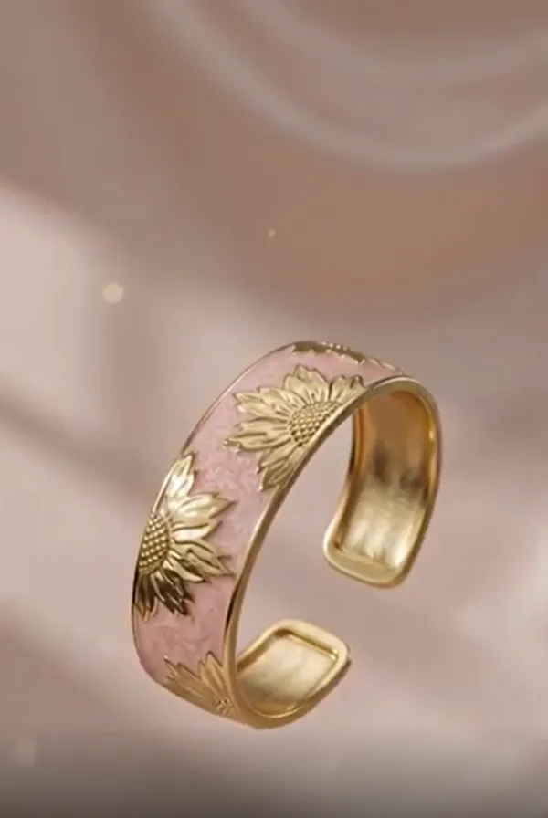 MEHA_-_Gold_Plated_Pink_Stone_Cuff_Bracelet_for_Women_|_Designer_Floral_Open_Cuff_Kada