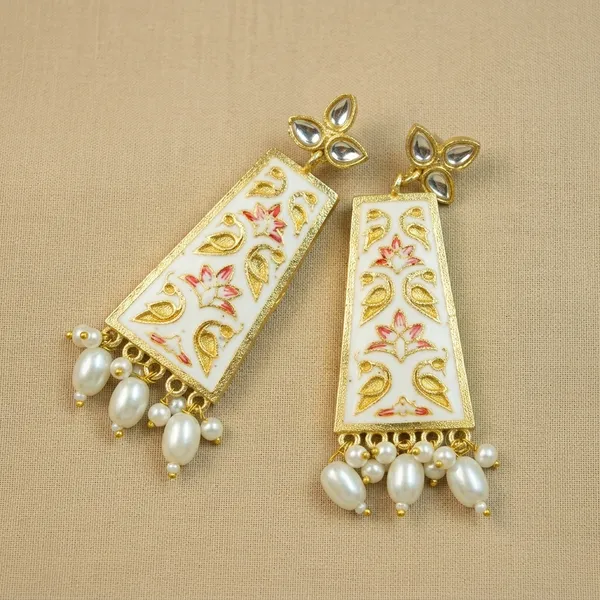 SYRA_-_MEENAKARI_Brass_Earrings_-_2