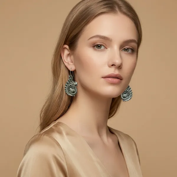 MYRA_-_Silver_Oxidized_Sangu_Hook_Earrings
