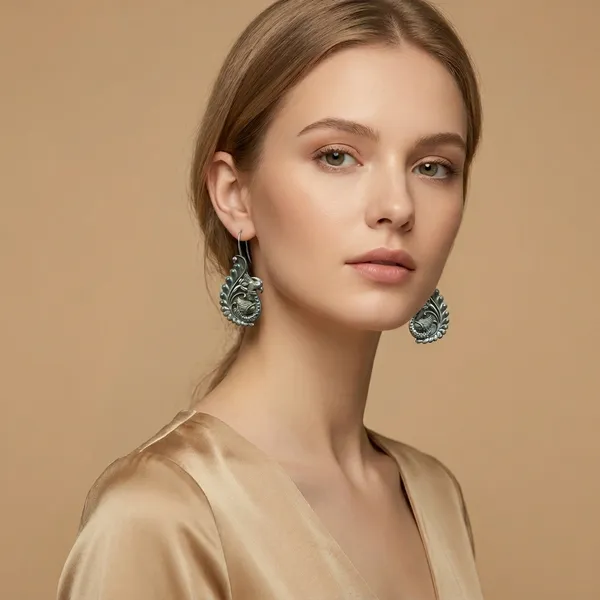 MYRA_-_Silver_Oxidized_Sangu_Hook_Earrings