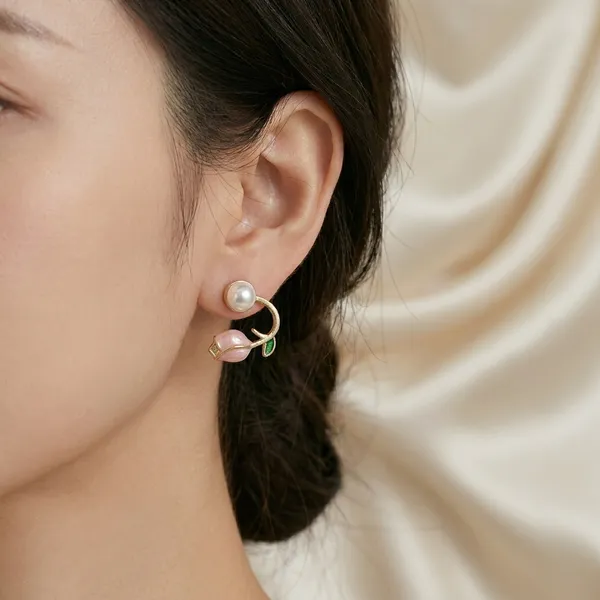 MIMI_-_LOTUS_CUTE_PINK_EARRINGS_-_2