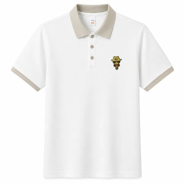 White_Color_Men_Polo_T-Shirt