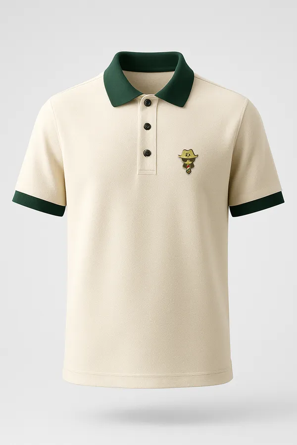 Cream_Color_Men_Polo_T-Shirt