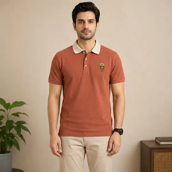Terracotta_Relaxed_Fit_Embroidered_Polo_T_Shirt_For_Men