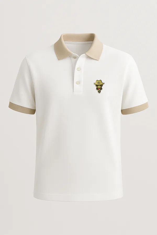 White_Color_Men_Polo_T-Shirt