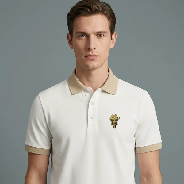 White_Regular_Fit_Embroidered_Polo_T_Shirt_For_Men