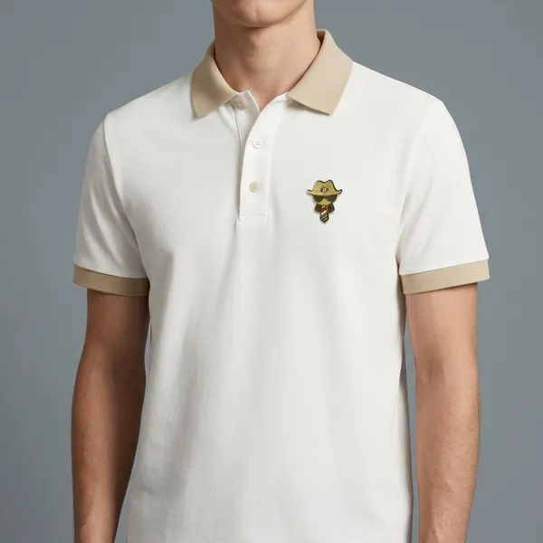 White_Regular_Fit_Embroidered_Polo_T_Shirt_For_Men