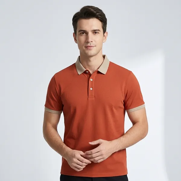 Terracotta_Regular_Fit_Contrast_Collar_Polo_T_Shirt_For_Men