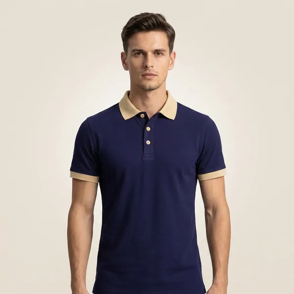 Navy_Blue_Slim_Fit_Contrast_Collar_Polo_T_Shirt_For_Men