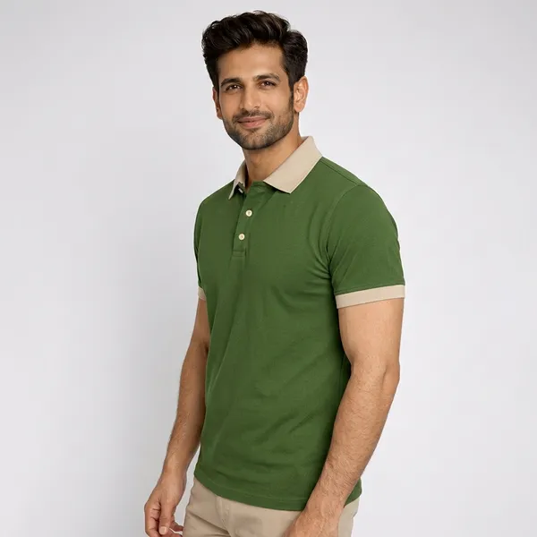 Green_Regular_Fit_Contrast_Collar_Polo_T_Shirt_For_Men