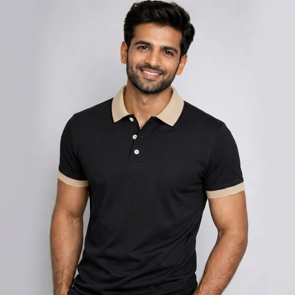 Black_Regular_Fit_Polo_T_Shirt_For_Men