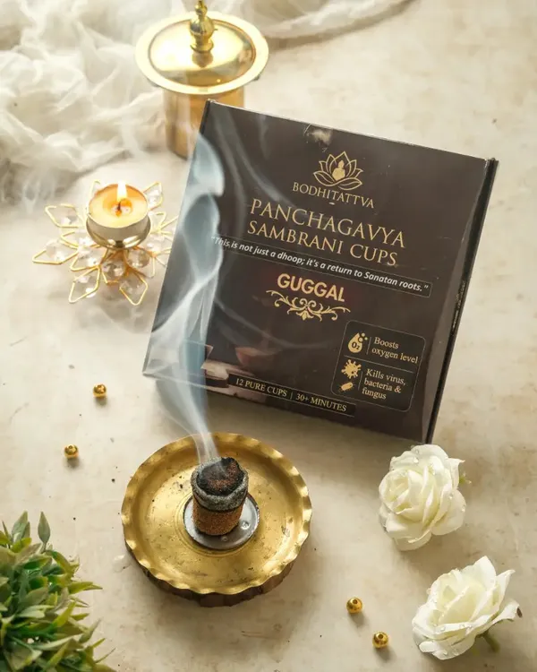Panchagavya_Sambrani_Cup_Guggal__-_12_Pcs_Per_Pack