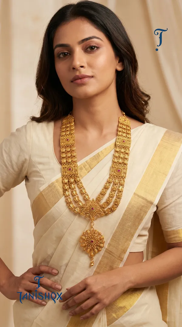 Traditional_South_Indian_Temple_Long_Haram_Necklace_For_Women