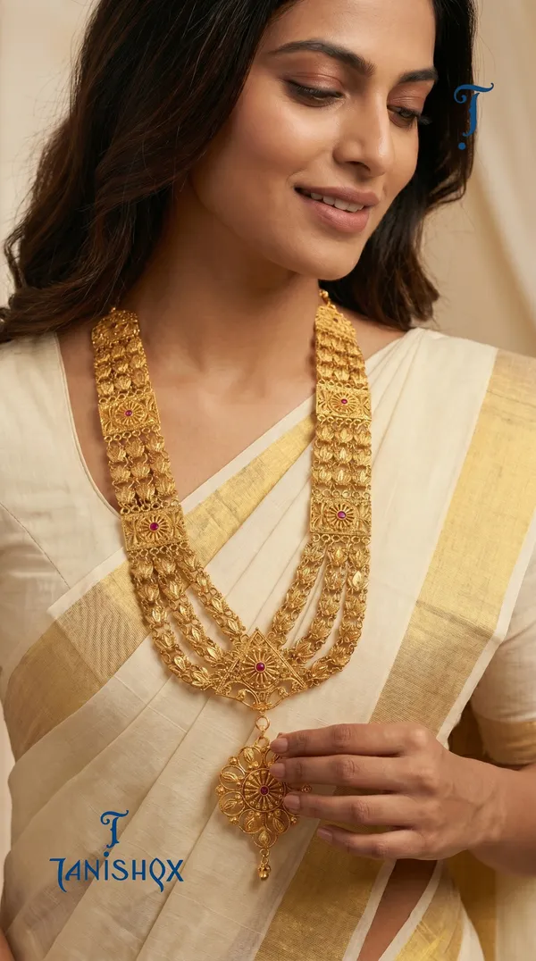 Traditional_South_Indian_Temple_Long_Haram_Necklace_For_Women