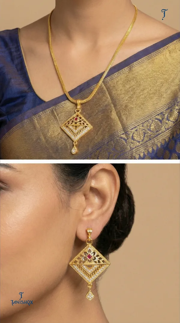 Micro_Gold_Plated_Ad_Diamond_Studded_Fancy_Oval_Pendant_Set_With_Chain