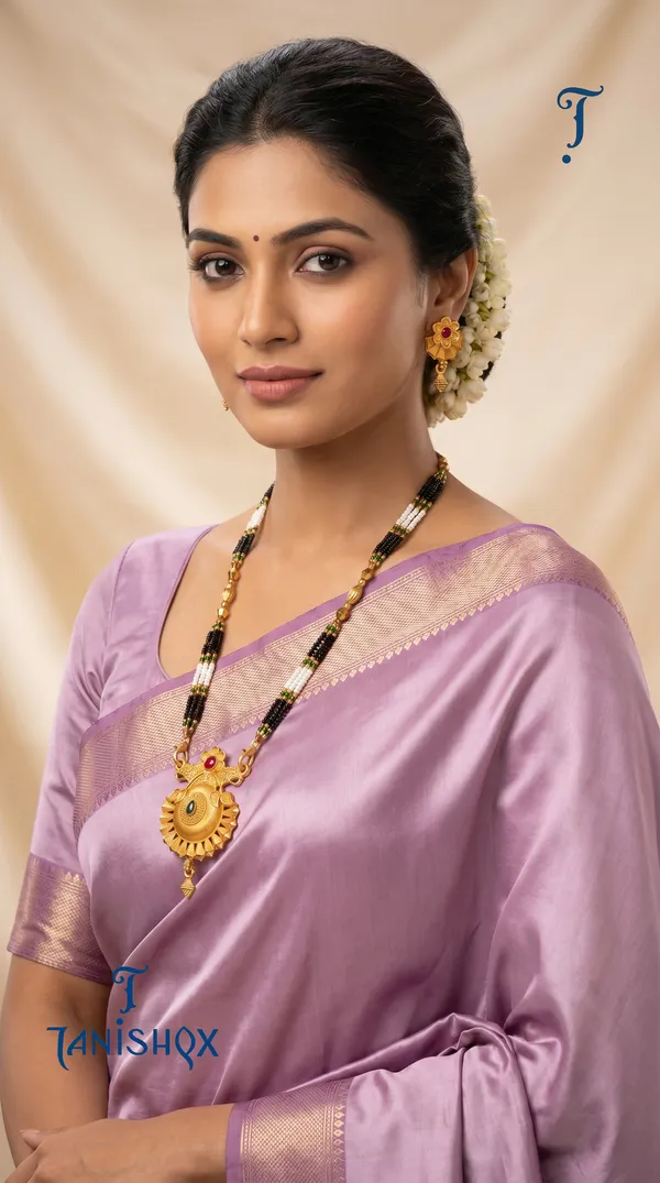 Gold_Plated_Mangalsutra_Set_With_Earrings