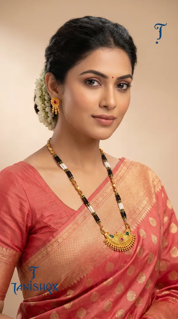 Gold_Plated_Mangalsutra_Set_With_Earrings