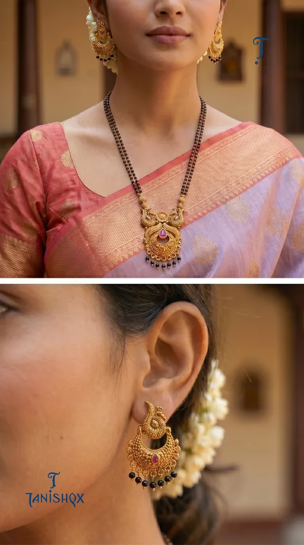 Designer_Mangalsutra_Pendant_With_Synthetic_Stone