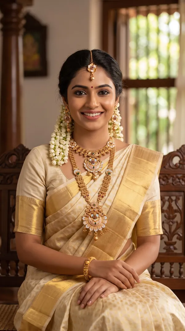 Dual-Layer_Ruby_Green_Gold_Necklace_Set_with_Pearl_Strands,_Pendant_Earrings_&_Maang_Tikka