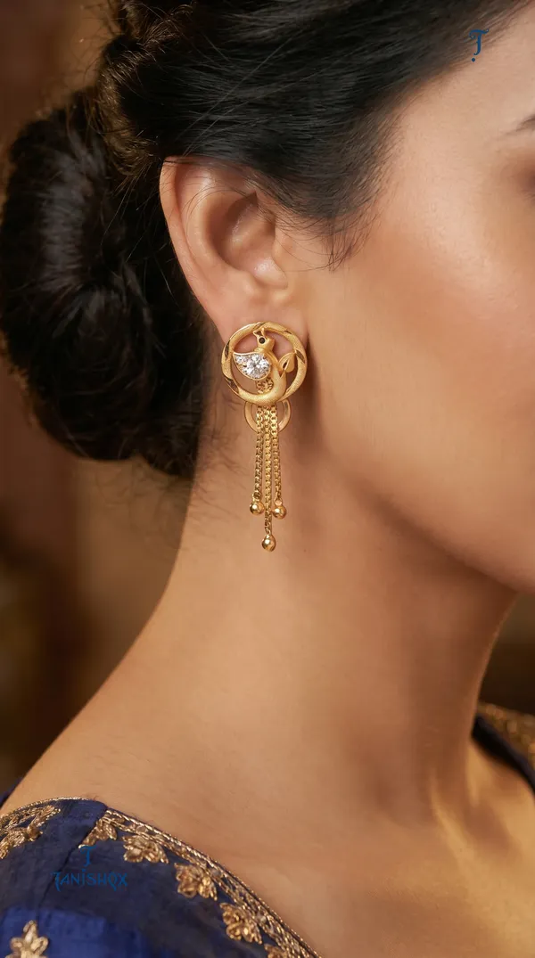 Micro_Gold_Plated_And_Diamond_Daily_Wear_Fancy_Jhumka_Earring