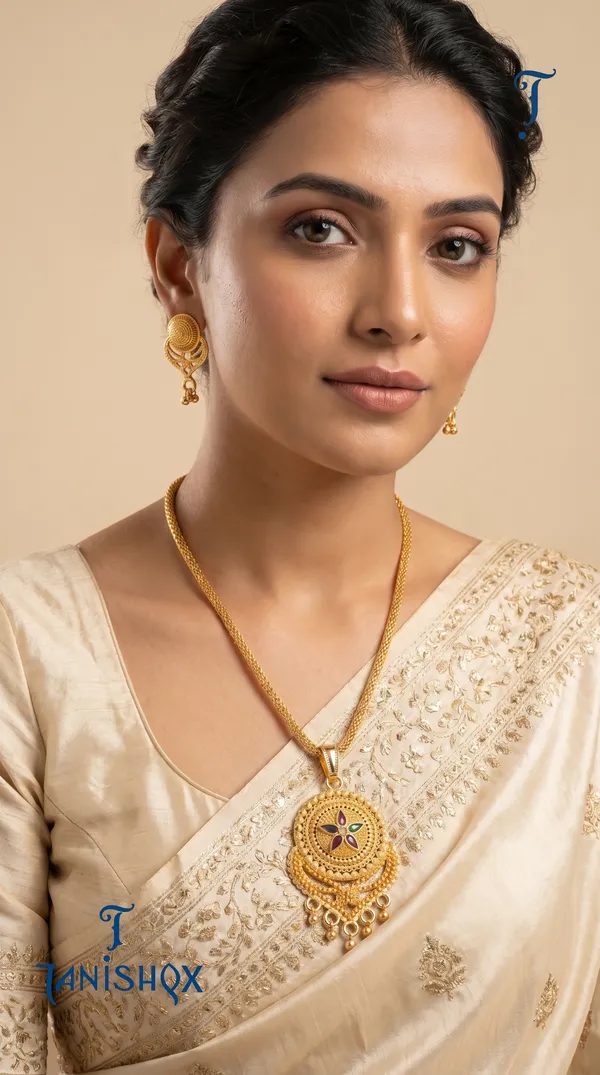 Micro_Gold_Plated_Ad_Diamond_Studded_Fancy_Oval_Pendant_Set_With_Chain