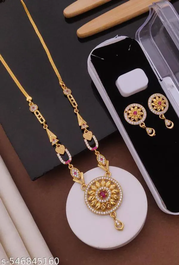 Micro_Gold_Plated_Ad_Diamond_Studded_Fancy_Forming_Necklace_With_Earrings_For_Women