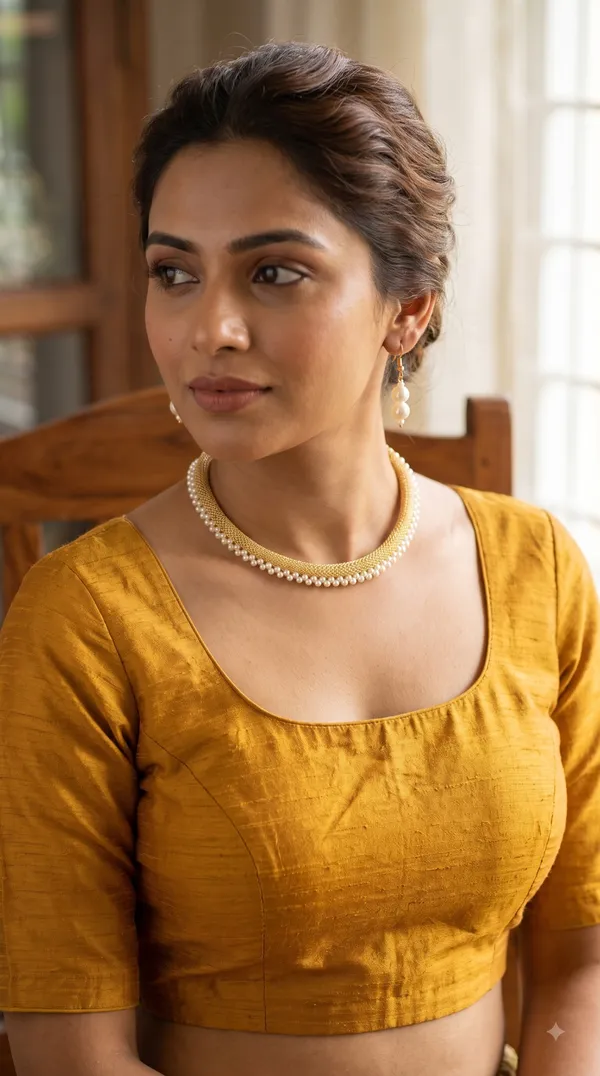 Elegant_Pearl_Necklace_Set_with_Gold-Tone_Mesh_Design_&_Matching_Earrings